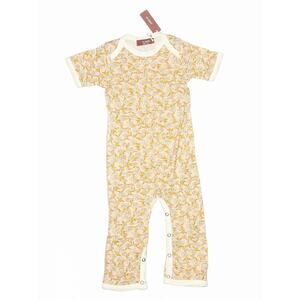 Milkbarn Floral Bamboo Romper Size 6-12mo